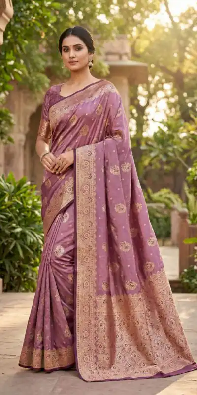 MB 9 Onion Color Satin Silk Saree with Lace Work & Zari Work. Exclusive Offer ₹2149. Delivery 4-6 Working Days. Shop now. | Bollywood Sarees, Creative Sarees, Designer Sarees, Embroidered Sarees, Ethnic Saree, Modern Digital sarees, Party Wear Sarees, Sarees