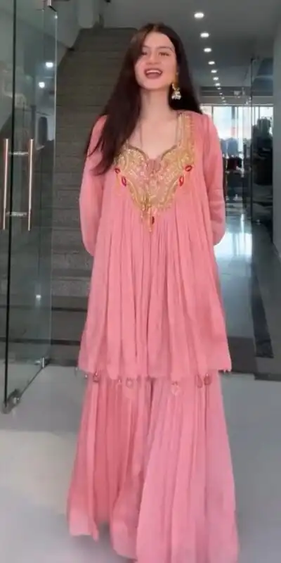 BE 434 Peach in Chinon Embroidery Work & Lace Work Salwar Suit . Affordable Price ₹1799. Delivery 4-6 Working Days. Shop now. | Jump Suits, Straight Suits, Tops & Bottoms, Track Suits, Trendy Wear, Casual Suits, Creative suits, Designer Suits, Palazzo Suits, Party Wear Suits, Patiala Suits, Salwar suit