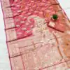 MB 3279 Peach Soft Banarasi Silk Saree with Lace Work & Zari Work. Festive Deal ₹1899. Delivery 4-6 Working Days. Shop now. | Bollywood Sarees, Creative Sarees, Designer Sarees, Embroidered Sarees, Ethnic Saree, Modern Digital sarees, Party Wear Sarees, Sarees