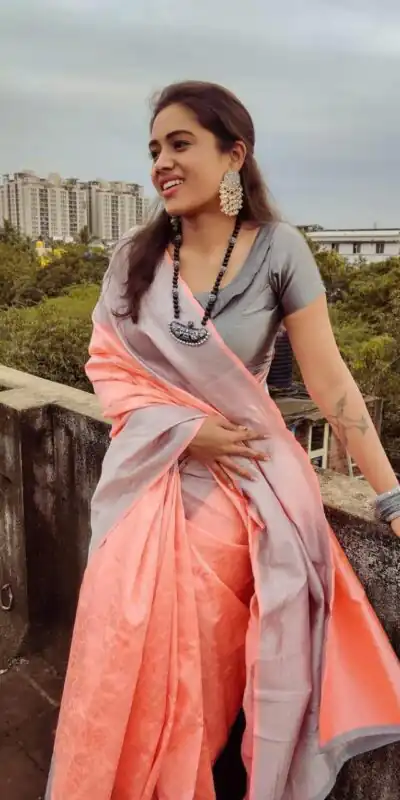 KP 1034 Peach Soft Lichi Silk Saree with Lace Border & Lace Work. Affordable Price ₹1449. Delivery 4-6 Working Days. Shop now. | Bollywood Sarees, Creative Sarees, Designer Sarees, Embroidered Sarees, Ethnic Saree, Modern Digital sarees, Party Wear Sarees, Sarees