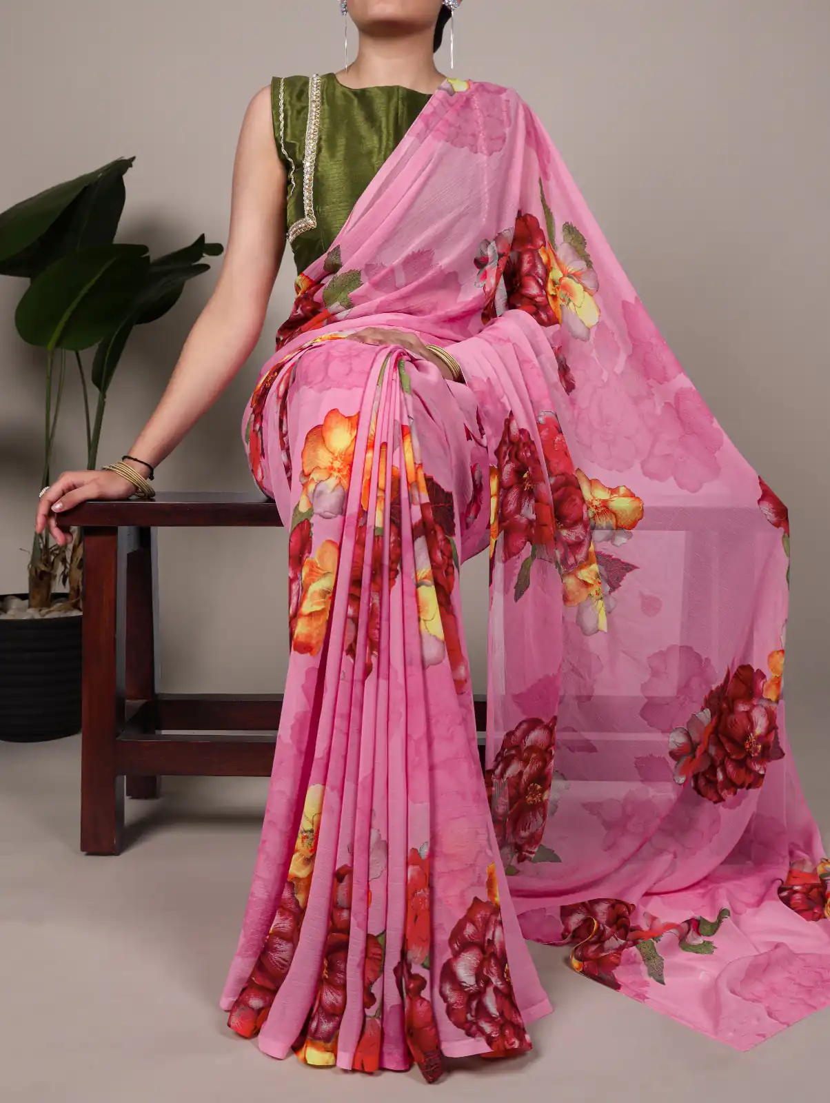 YNF 7009 Pink Chiffon Saree with Lace Work. Wedding, Party, Festive, Events, Exclusive Offer ₹1749. Delivery 4-6 Working Days. Shop now. | Bollywood Sarees, Creative Sarees, Designer Sarees, Embroidered Sarees, Ethnic Saree, Modern Digital sarees, Party Wear Sarees, Sarees
