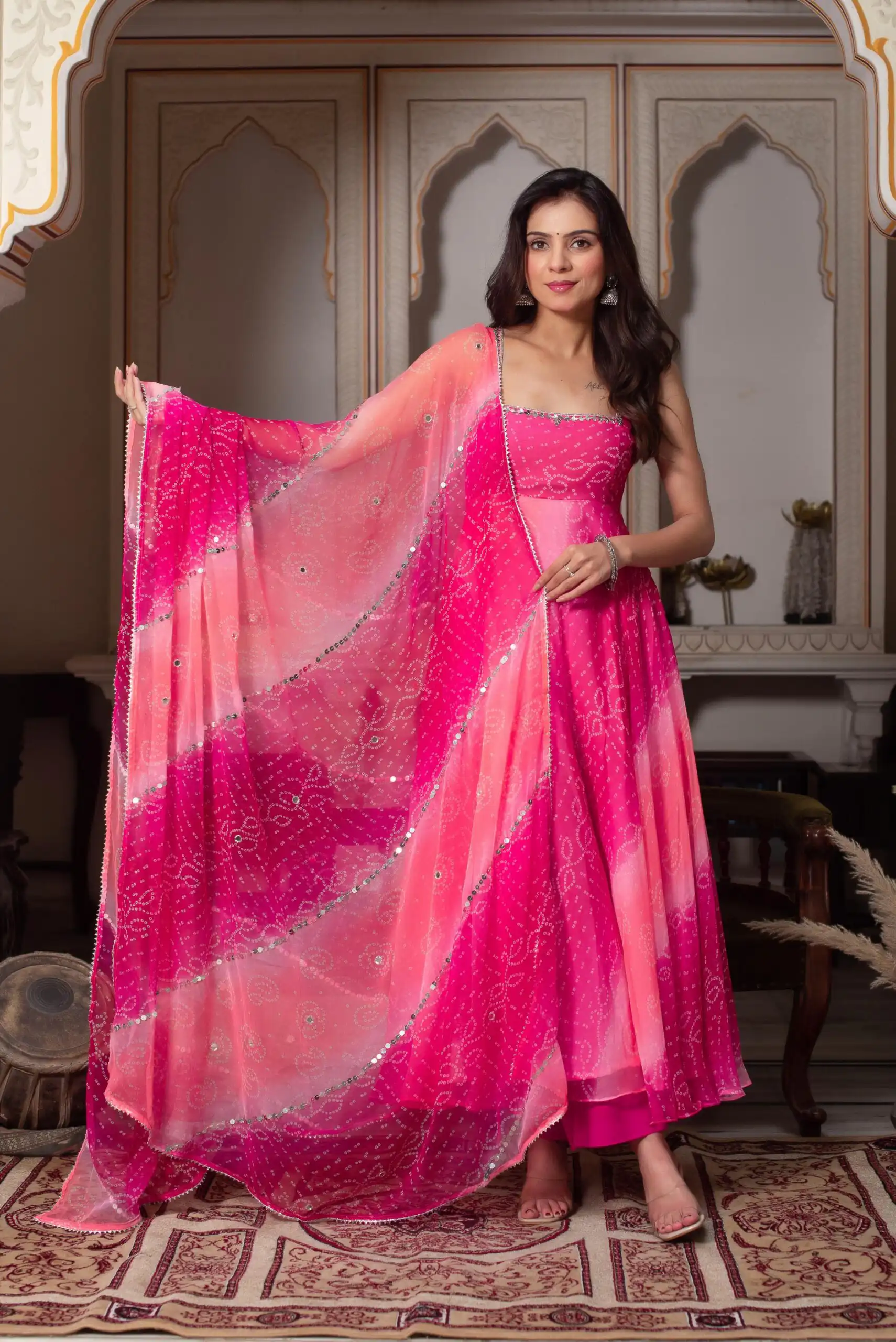 RTC 5952 Pink Faux Georgette Salwar Suit with Mirror Work & Digital Print. Available at ₹2149 only. Delivery 4-6 Working Days. Shop now. | Jump Suits, Tops & Bottoms, Track Suits, Trendy Wear, Casual Suits, Creative suits, Designer Suits, Palazzo Suits, Party Wear Suits, Patiala Suits, Salwar suit, Straight Suits