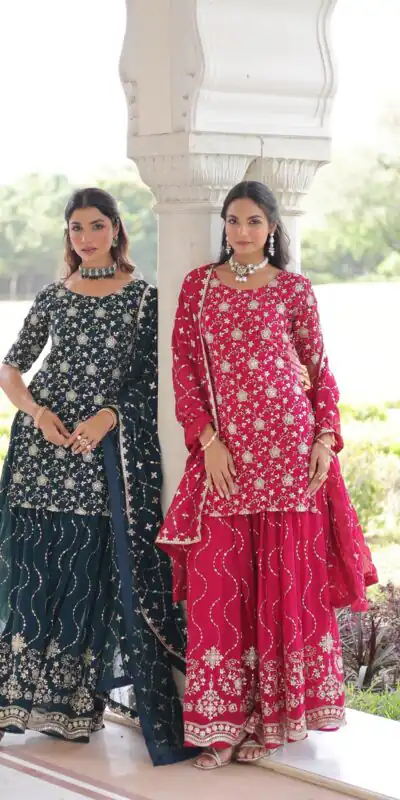 KA 1210 Pink in Georgette. Embroidery Work & Sequins Work Salwar Suit Grab it for ₹2599. Delivery 4-6 Working Days. Shop now. | Jump Suits, Straight Suits, Tops & Bottoms, Track Suits, Trendy Wear, Casual Suits, Creative suits, Designer Suits, Palazzo Suits, Party Wear Suits, Patiala Suits, Salwar suit