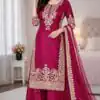 SSR 535 Pink Color in Organza Silk Embroidery Work Salwar Suit . Available at ₹2399 only. Delivery 4-6 Working Days. Shop now. | Jump Suits, Straight Suits, Tops & Bottoms, Track Suits, Trendy Wear, Casual Suits, Creative suits, Designer Suits, Palazzo Suits, Party Wear Suits, Patiala Suits, Salwar suit