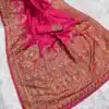 MB 46 Pink Color Pashmina Silk Woven Motifs Saree . Wedding, Party, Festive, Available at ₹2399 only. Delivery 4-6 Working Days. Shop now. | Bollywood Sarees, Creative Sarees, Designer Sarees, Embroidered Sarees, Ethnic Saree, Modern Digital sarees, Party Wear Sarees, Sarees