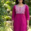 INLI Charmi vol 3 Pink Rayon Thread Work Kurti . Wedding, Party, Festive, Events Affordable Price ₹1349. Delivery 4-6 Working Days. Shop now. | Bollywood Kurti, Creative Kurtis, Designer Kurti, Kurti, Party Wear Kurti, Selfie Kurti