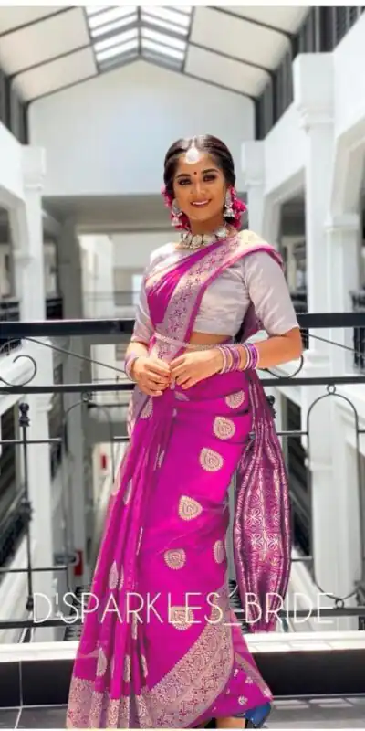 KPR 214 Pink Soft Lichi Silk Saree Perfect for Wedding, Party, Family Gatherings, Housewarming, Haldi – . Introductory Price ₹1299. Delivery 4-6 Work | Bollywood Sarees, Creative Sarees, Designer Sarees, Embroidered Sarees, Ethnic Saree, Modern Digital sarees, Party Wear Sarees, Sarees