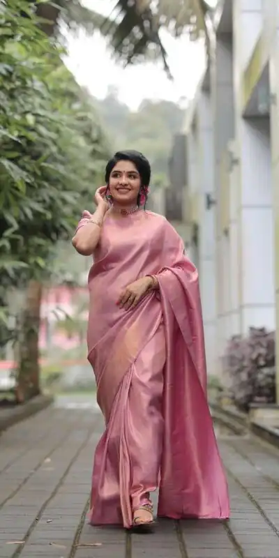KP 4050 Pink Color Soft Lichi Silk Rich Pallu On All Over Saree Work. Grab it for ₹1399. Delivery 4-6 Working Days. Shop now. | Bollywood Sarees, Creative Sarees, Designer Sarees, Embroidered Sarees, Ethnic Saree, Modern Digital sarees, Party Wear Sarees, Sarees