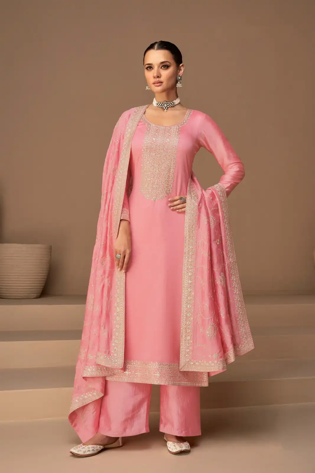 FC 9522 Pink Vichitra Salwar Suitwith Embroidery Work & Stone Work. Exclusive Offer ₹2499. Delivery 4-6 Working Days. Shop now. | Designer Suits, Jump Suits, Tops & Bottoms, Track Suits, Trendy Wear, Casual Suits, Creative suits, Palazzo Suits, Party Wear Suits, Patiala Suits, Salwar suit, Straight Suits