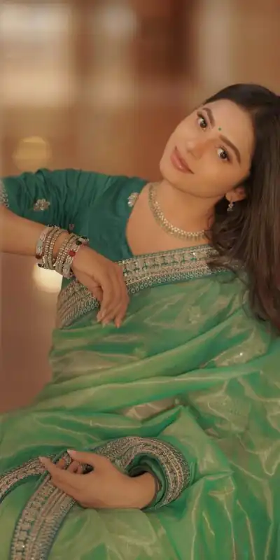 JR 657 Pista with Sequins Work & Embroidery Work Twill Net Saree . Exclusive Offer ₹1599. Delivery 4-6 Working Days. Shop now. | Bollywood Sarees, Creative Sarees, Designer Sarees, Embroidered Sarees, Ethnic Saree, Modern Digital sarees, Party Wear Sarees, Sarees