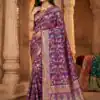 MS 546 Purple in Color Banarasi Silk Zari Work All Over Saree . Available at ₹1649 only. Delivery 4-6 Working Days. Shop now. | Bollywood Sarees, Creative Sarees, Designer Sarees, Embroidered Sarees, Ethnic Saree, Modern Digital sarees, Party Wear Sarees, Sarees