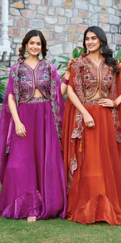 Ram 141 Purple Fendy Silk Lehenga Choli with Embroidery Work. Available at ₹3099 only. Delivery 4-6 Working Days. Shop now. | Bollywood Lehenga, Creative Lehenga, Designer Lehenga, Embroidered Lehenga, Lehenga, Party Wear Lehenga