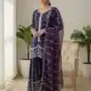 SSR 533 Purple Color Fendy Silk Salwar Suit with Embroidery Work. Affordable Price ₹2149. Delivery 4-6 Working Days. Shop now. | Jump Suits, Straight Suits, Casual Suits, Creative suits, Designer Suits, Palazzo Suits, Party Wear Suits, Patiala Suits, Salwar suit
