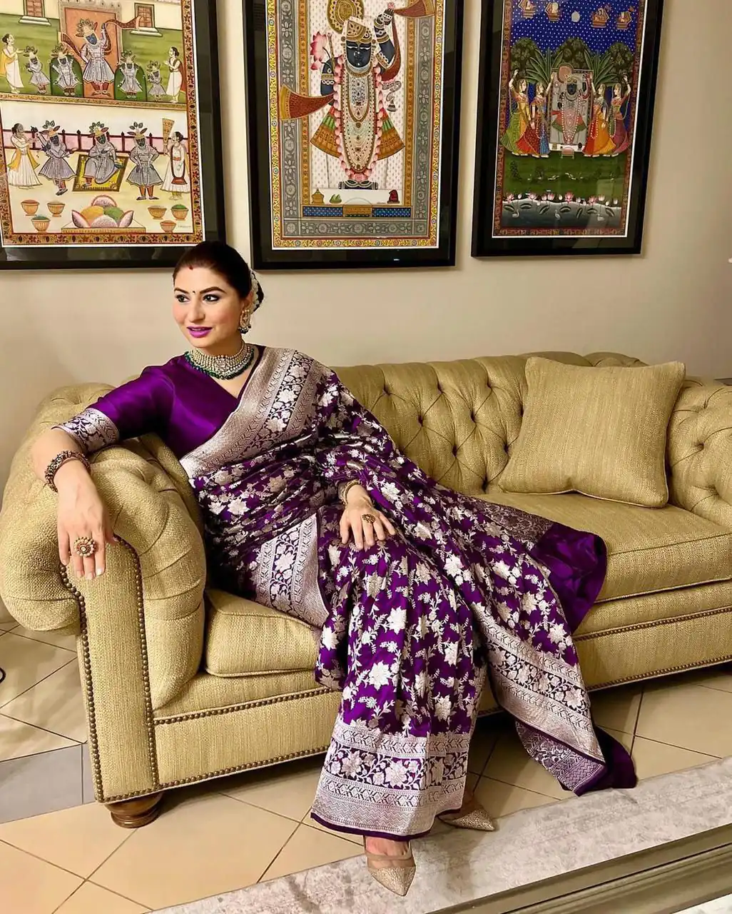 KP 6077 Purple in Soft Lichi Silk Designer Work Saree . Wedding, Party, Festive, Events Special Price ₹1399. Delivery 4-6 Working Days. Shop now. | Bollywood Sarees, Creative Sarees, Designer Sarees, Embroidered Sarees, Ethnic Saree, Modern Digital sarees, Party Wear Sarees, Sarees