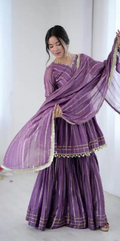 SRK 5300 Purple Mal Chanderi With Lace Work & Mirror Work Salwar Suit . Get it for ₹2099. Delivery 4-6 Working Days. Shop now. | Jump Suits, Straight Suits, Tops & Bottoms, Track Suits, Trendy Wear, Casual Suits, Creative suits, Designer Suits, Palazzo Suits, Party Wear Suits, Patiala Suits, Salwar suit