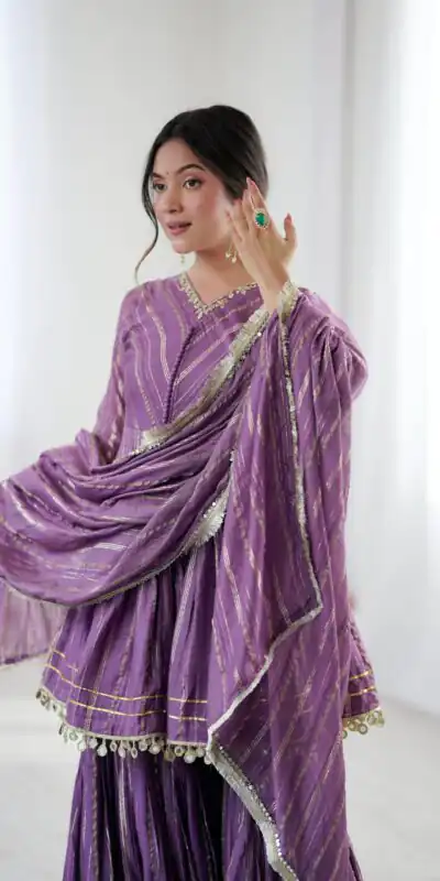 SRK 5300 Purple Mal Chanderi With Lace Work & Mirror Work Salwar Suit . Get it for ₹2099. Delivery 4-6 Working Days. Shop now. | Jump Suits, Straight Suits, Tops & Bottoms, Track Suits, Trendy Wear, Casual Suits, Creative suits, Designer Suits, Palazzo Suits, Party Wear Suits, Patiala Suits, Salwar suit