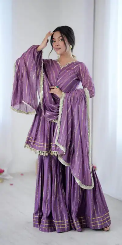 SRK 5300 Purple Mal Chanderi With Lace Work & Mirror Work Salwar Suit . Get it for ₹2099. Delivery 4-6 Working Days. Shop now. | Jump Suits, Straight Suits, Tops & Bottoms, Track Suits, Trendy Wear, Casual Suits, Creative suits, Designer Suits, Palazzo Suits, Party Wear Suits, Patiala Suits, Salwar suit