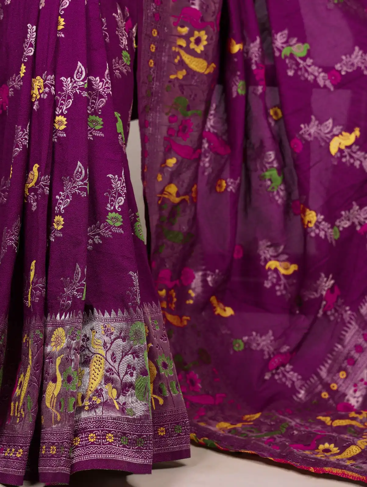 YNF 7907 Purple Nylon Weaving Work Saree Perfect for Wedding, Party, Baby Shower, Holi, Ethnic Day – . Available at ₹2149 only. Delivery 4-6 Working Da | Bollywood Sarees, Creative Sarees, Designer Sarees, Embroidered Sarees, Ethnic Saree, Modern Digital sarees, Party Wear Sarees, Sarees