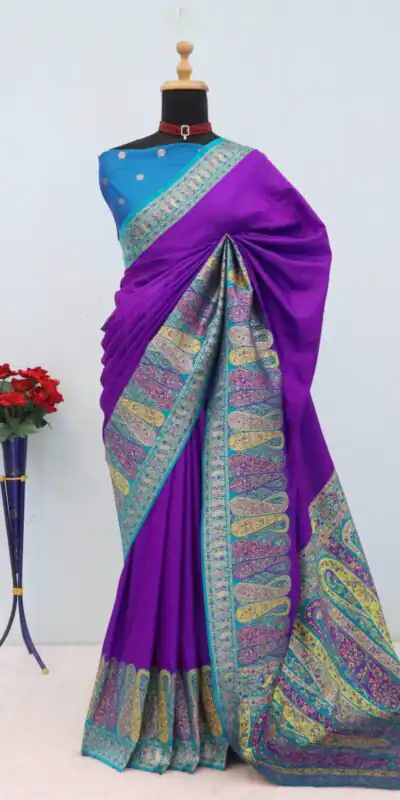 MB 66 Purple in Color Paithani Silk Lace Border & Lace Work Saree . Special Price ₹2399. Delivery 4-6 Working Days. Shop now. | Bollywood Sarees, Creative Sarees, Designer Sarees, Embroidered Sarees, Ethnic Saree, Modern Digital sarees, Party Wear Sarees, Sarees