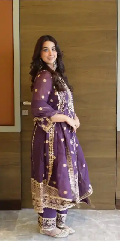 ZSR 3153 Purple in Color Pure Chinnon Embroidery Work Salwar Suit. Special Price ₹2149. Delivery 4-6 Working Days. Shop now. | Designer Suits, Jump Suits, Tops & Bottoms, Track Suits, Trendy Wear, Casual Suits, Creative suits, Palazzo Suits, Party Wear Suits, Patiala Suits, Salwar suit, Straight Suits