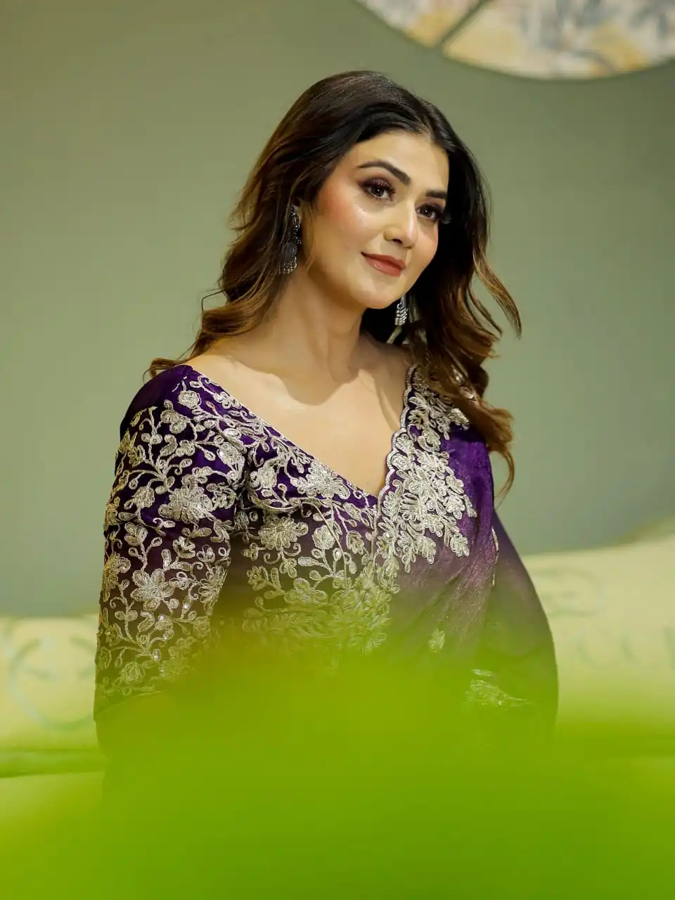 JR 628 Purple Rangoli Silk Saree with Embroidery Work & Cut Work. Affordable Price ₹1949. Delivery 4-6 Working Days. Shop now. | Bollywood Sarees, Creative Sarees, Designer Sarees, Embroidered Sarees, Ethnic Saree, Modern Digital sarees, Party Wear Sarees, Sarees