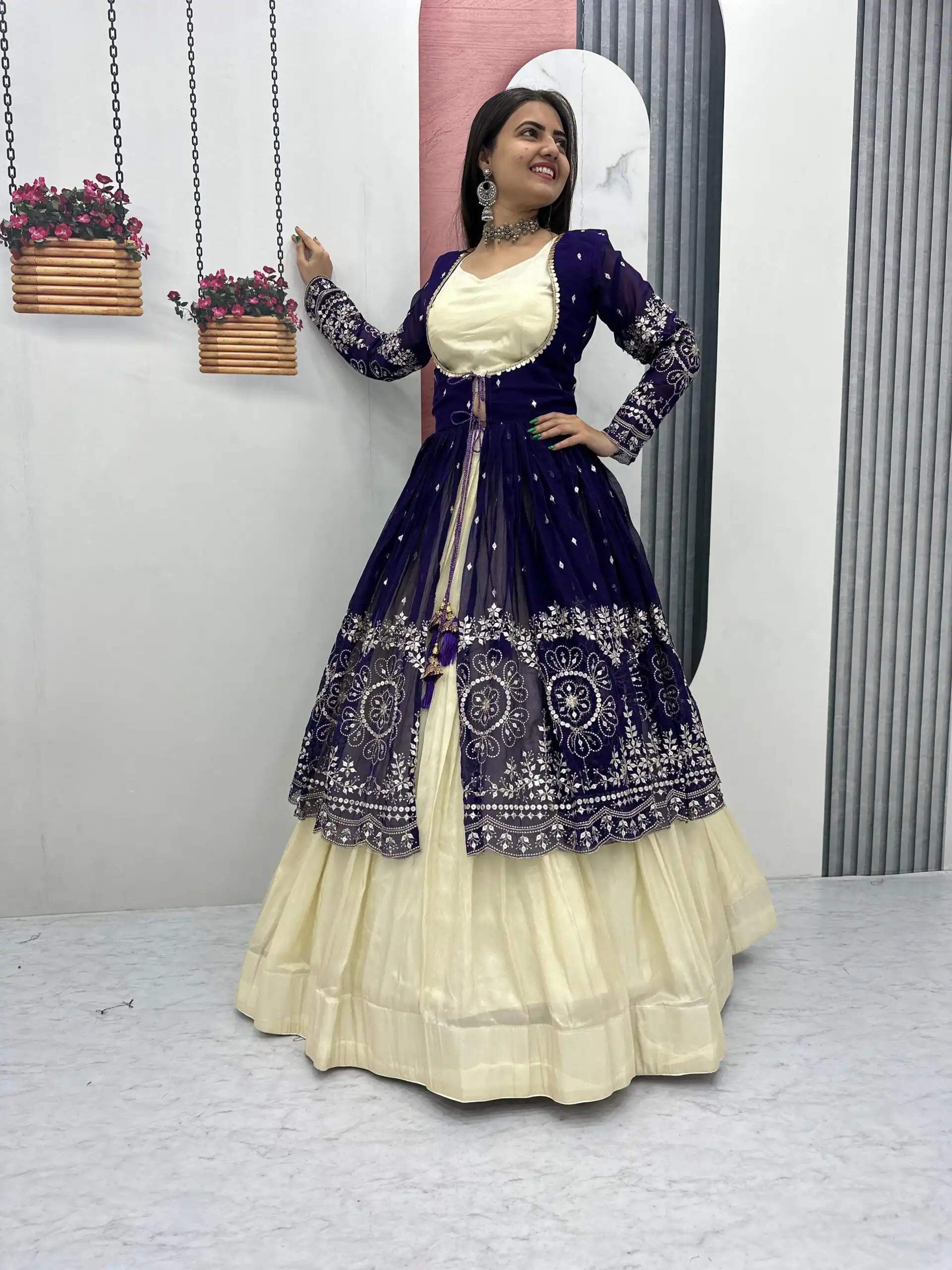 PC 556 Purple Color Simar Cosmos Lehenga Choli with Designer Work. Special Price ₹3049. Delivery 4-6 Working Days. Shop now. | Bollywood Lehenga, Creative Lehenga, Designer Lehenga, Embroidered Lehenga, Lehenga, Party Wear Lehenga