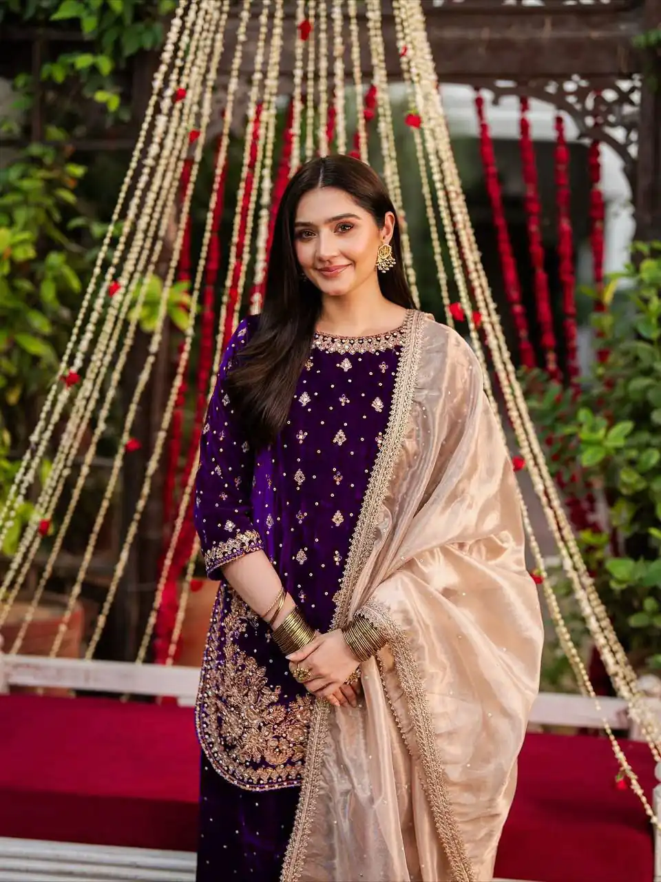 KD 1536 Purple Viscose Velvet Thread Sequence Work Salwar Suit Wedding, Party, Festive, Events, Special Price ₹2399. Delivery 4-6 Working Days. Shop now. | Designer Suits, Jump Suits, Tops & Bottoms, Track Suits, Trendy Wear, Casual Suits, Creative suits, Palazzo Suits, Party Wear Suits, Patiala Suits, Salwar suit, Straight Suits