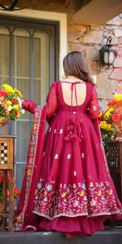 KD 1559 Rani Pink with Designer Work Organza Silk Salwar Suit . Exclusive Offer ₹2599. Delivery 4-6 Working Days. Shop now. | Jump Suits, Straight Suits, Tops & Bottoms, Track Suits, Trendy Wear, Casual Suits, Creative suits, Designer Suits, Palazzo Suits, Party Wear Suits, Patiala Suits, Salwar suit