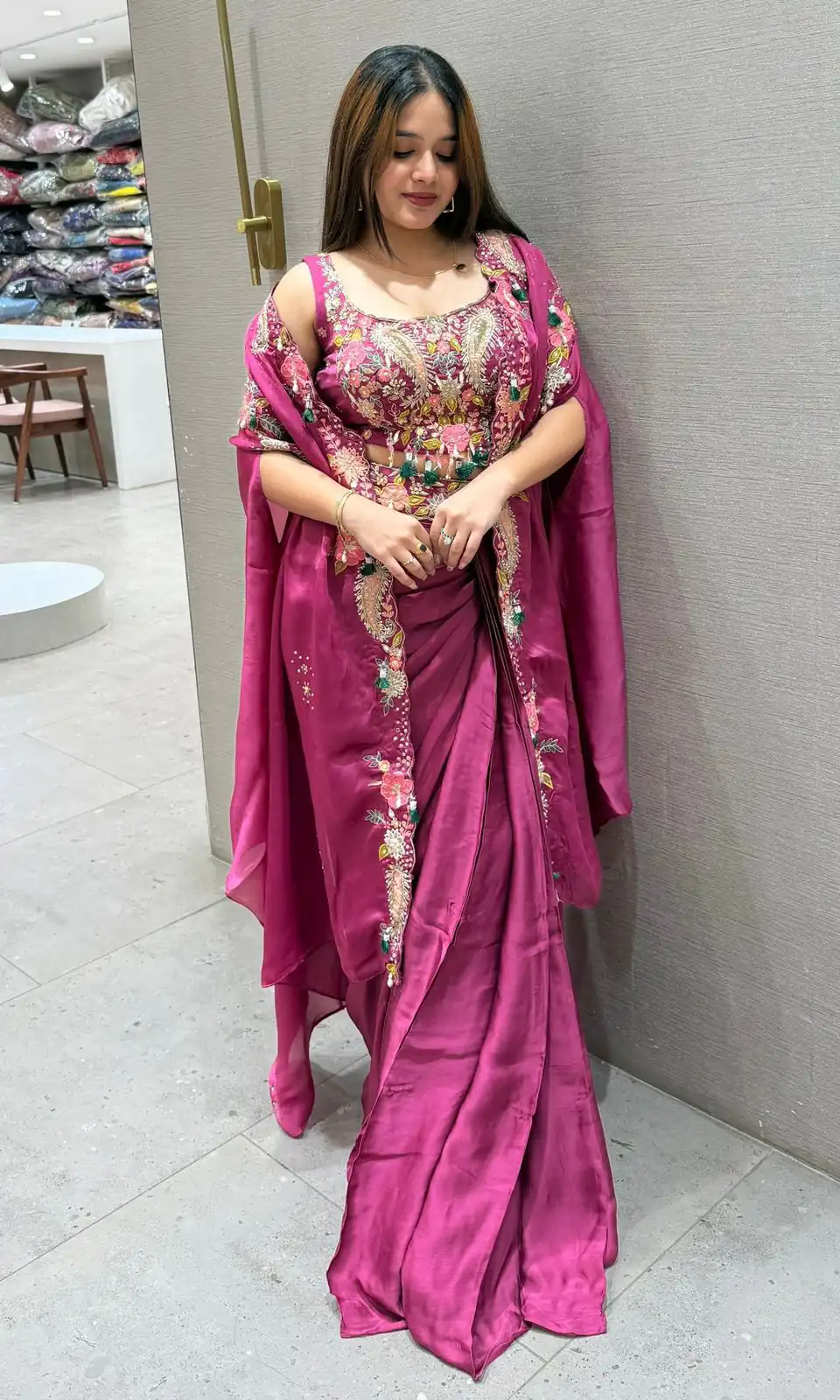 BE 425 Rani Pink Color Rangoli Silk Dhoti Suit with Embroidery Work. Best Price ₹1999. Delivery 4-6 Working Days. Shop now. | Jump Suits, Straight Suits, Tops & Bottoms, Track Suits, Trendy Wear, Casual Suits, Creative suits, Designer Suits, Palazzo Suits, Party Wear Suits, Patiala Suits, Salwar suit