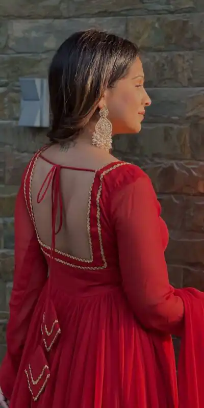 RTC 5961 Red in Color Blooming Georgette Lace Work Salwar Suit . Wedding, Party, Festive Grab it for ₹3049. Delivery 4-6 Working Days. Shop now. | Jump Suits, Straight Suits, Tops & Bottoms, Track Suits, Trendy Wear, Casual Suits, Creative suits, Designer Suits, Palazzo Suits, Party Wear Suits, Patiala Suits, Salwar suit