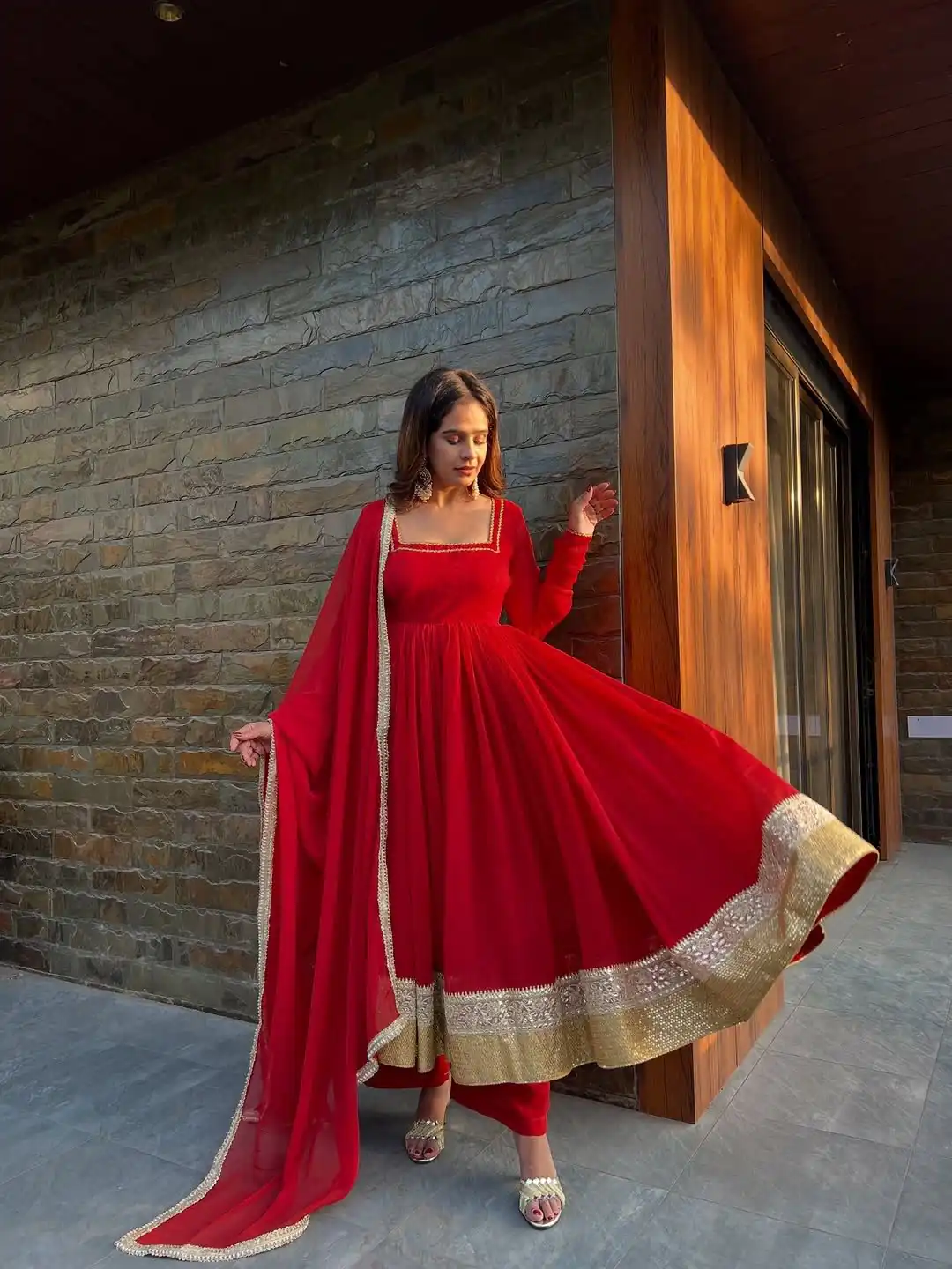 RTC 5961 Red in Color Blooming Georgette Lace Work Salwar Suit . Wedding, Party, Festive Grab it for ₹3049. Delivery 4-6 Working Days. Shop now. | Jump Suits, Straight Suits, Tops & Bottoms, Track Suits, Trendy Wear, Casual Suits, Creative suits, Designer Suits, Palazzo Suits, Party Wear Suits, Patiala Suits, Salwar suit