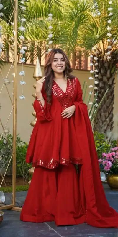 RTC 5942 Red in Black Cosmos Mirror Work & Lace Work Salwar Suit . Special Price ₹2549. Delivery 4-6 Working Days. Shop now. | Jump Suits, Tops & Bottoms, Track Suits, Trendy Wear, Casual Suits, Creative suits, Designer Suits, Palazzo Suits, Party Wear Suits, Patiala Suits, Salwar suit, Straight Suits
