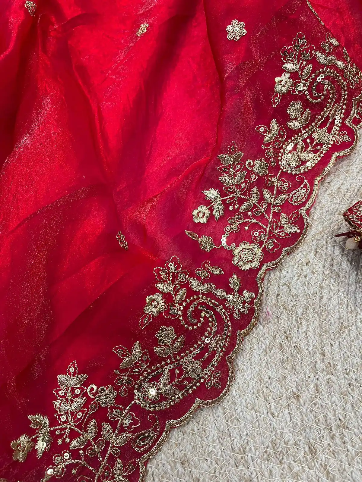 BT 3151 Red Fandy Satin Silk Saree with Sequins Work & Embroidery Work. Get it for ₹1949. Delivery 4-6 Working Days. Shop now. | Bollywood Sarees, Creative Sarees, Designer Sarees, Embroidered Sarees, Ethnic Saree, Modern Digital sarees, Party Wear Sarees, Sarees