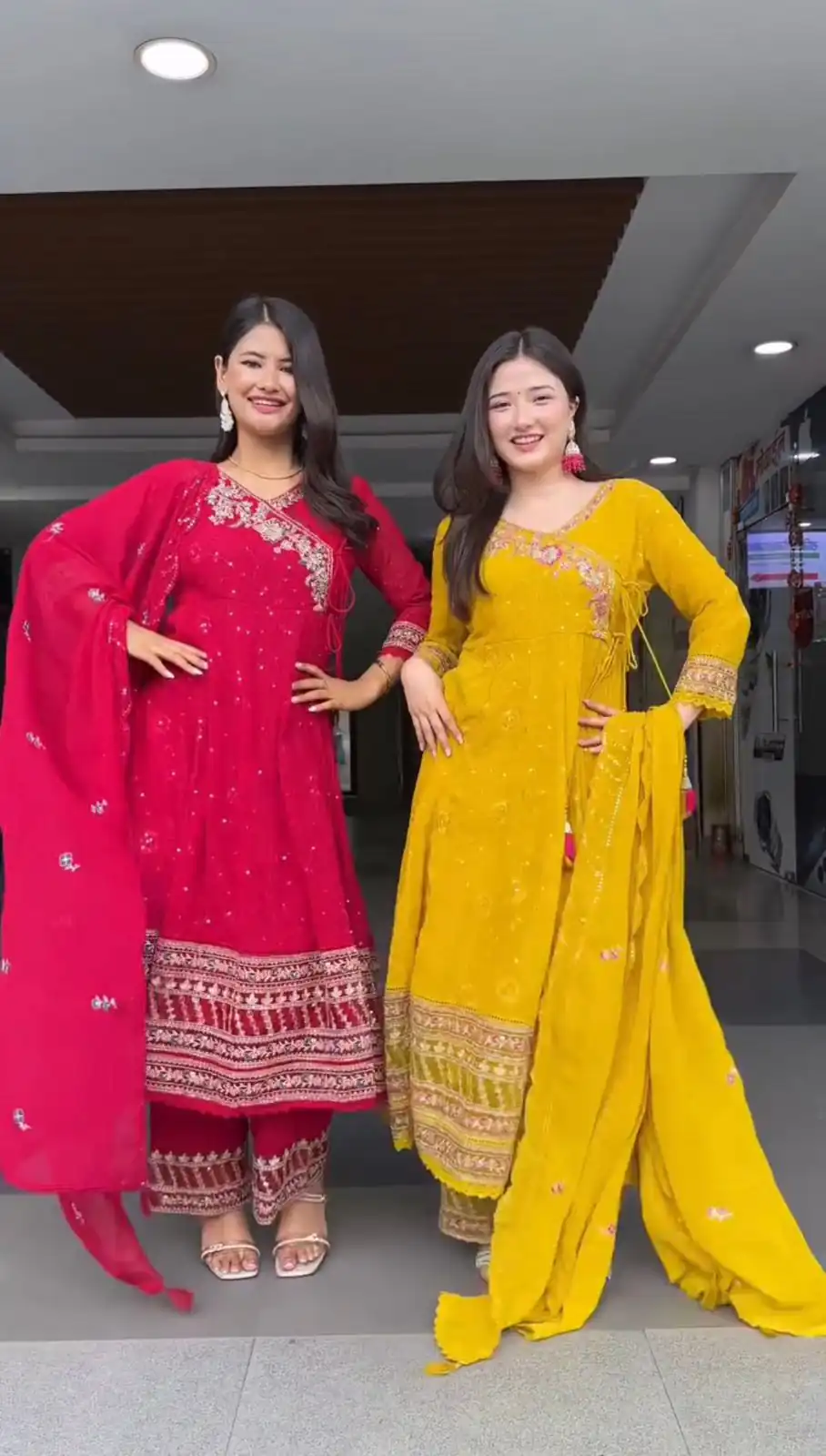 ST 1138 Red in Color Faux Georgette Embroidery Work Salwar Suit . Festive Deal ₹2099. Delivery 4-6 Working Days. Shop now. | Designer Suits, Jump Suits, Tops & Bottoms, Track Suits, Trendy Wear, Casual Suits, Creative suits, Palazzo Suits, Party Wear Suits, Patiala Suits, Salwar suit, Straight Suits