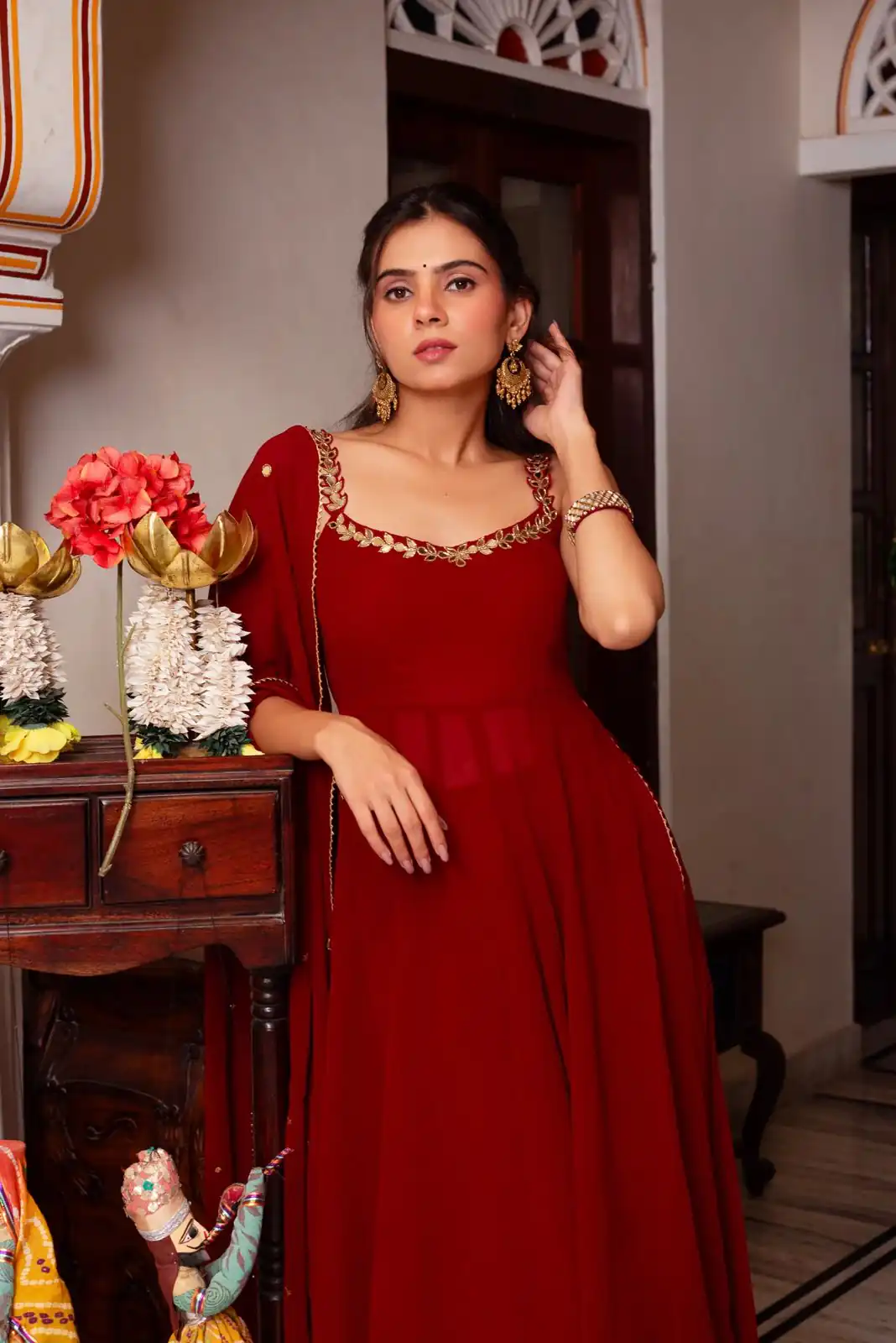RTC 5889 Red Faux Georgette Salwar Suit with Lace Work & Mirror Work. Affordable Price ₹1999. Delivery 4-6 Working Days. Shop now. | Designer Suits, Jump Suits, Tops & Bottoms, Track Suits, Trendy Wear, Casual Suits, Creative suits, Palazzo Suits, Party Wear Suits, Patiala Suits, Salwar suit, Straight Suits