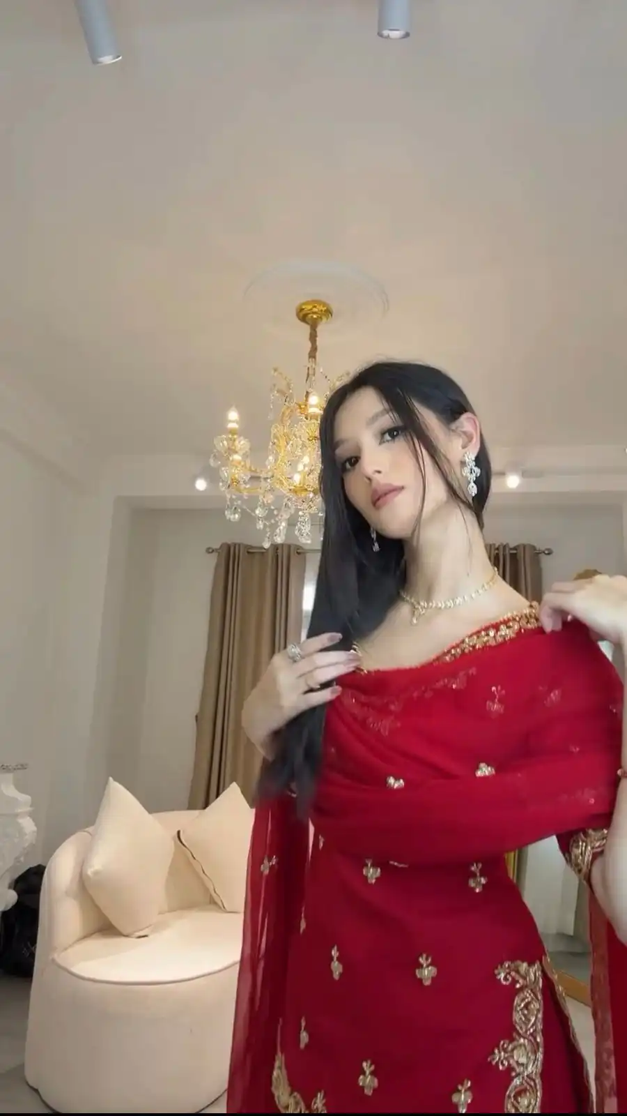 RTC 5968 Red Faux Georgette Thread Sequence Work Salwar Suit . Introductory Price ₹2099. Delivery 4-6 Working Days. Shop now. | Jump Suits, Straight Suits, Tops & Bottoms, Track Suits, Trendy Wear, Casual Suits, Creative suits, Designer Suits, Palazzo Suits, Party Wear Suits, Patiala Suits, Salwar suit