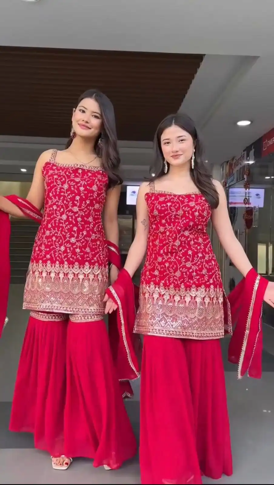 RTC 5855 Red in Color Faux Georgette Lace Work Salwar Suit . Wedding, Party, Festive Grab it for ₹1799. Delivery 4-6 Working Days. Shop now. | Jump Suits, Straight Suits, Tops & Bottoms, Track Suits, Trendy Wear, Casual Suits, Creative suits, Designer Suits, Palazzo Suits, Party Wear Suits, Patiala Suits, Salwar suit