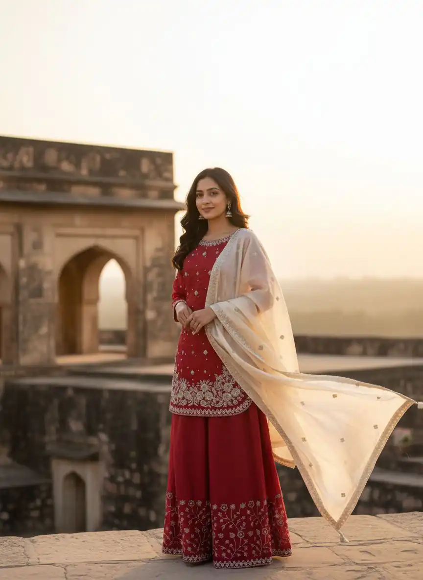 KD 1549 Red Sequence Work Organza Silk Salwar Suit with Designer Work. Affordable Price ₹2149. Delivery 4-6 Working Days. Shop now. | Jump Suits, Straight Suits, Tops & Bottoms, Track Suits, Trendy Wear, Casual Suits, Creative suits, Designer Suits, Palazzo Suits, Party Wear Suits, Patiala Suits, Salwar suit