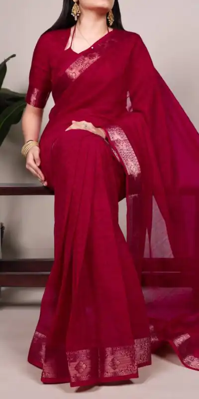 YNF 7911 Red Poly Shimmer Saree Perfect for Wedding, Party, Ganesh Chaturthi, Bridal Wear, Temple Visit –. Available at ₹1499 only. Delivery 4-6 Workin | Bollywood Sarees, Creative Sarees, Designer Sarees, Embroidered Sarees, Ethnic Saree, Modern Digital sarees, Party Wear Sarees, Sarees
