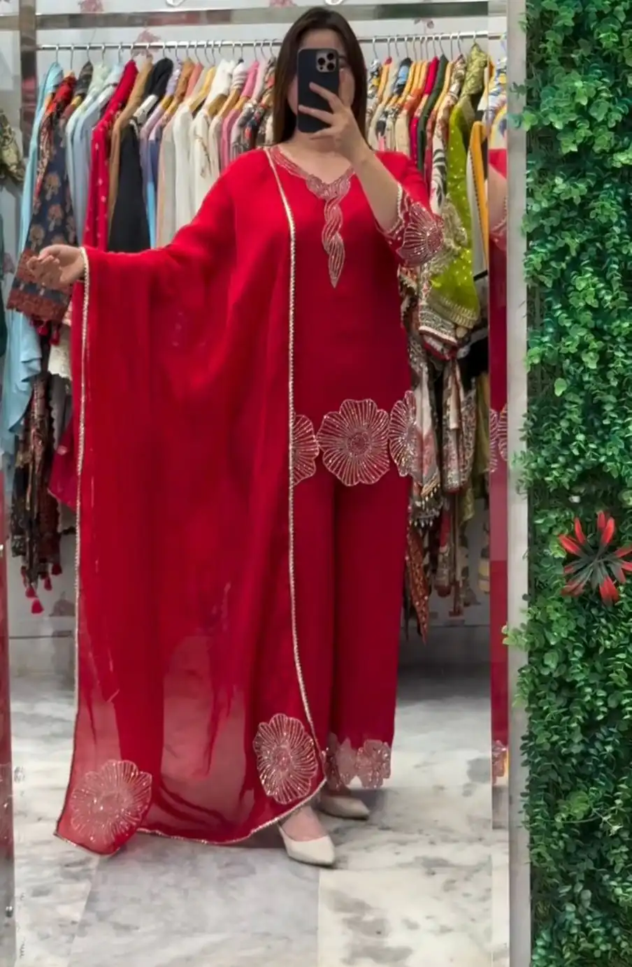 LG 2048 Red in Rangoli Bead Work Salwar Suit . Wedding, Party, Festive, Events, Best Price ₹2049. Delivery 4-6 Working Days. Shop now. | Jump Suits, Straight Suits, Tops & Bottoms, Track Suits, Trendy Wear, Casual Suits, Creative suits, Designer Suits, Palazzo Suits, Party Wear Suits, Patiala Suits, Salwar suit