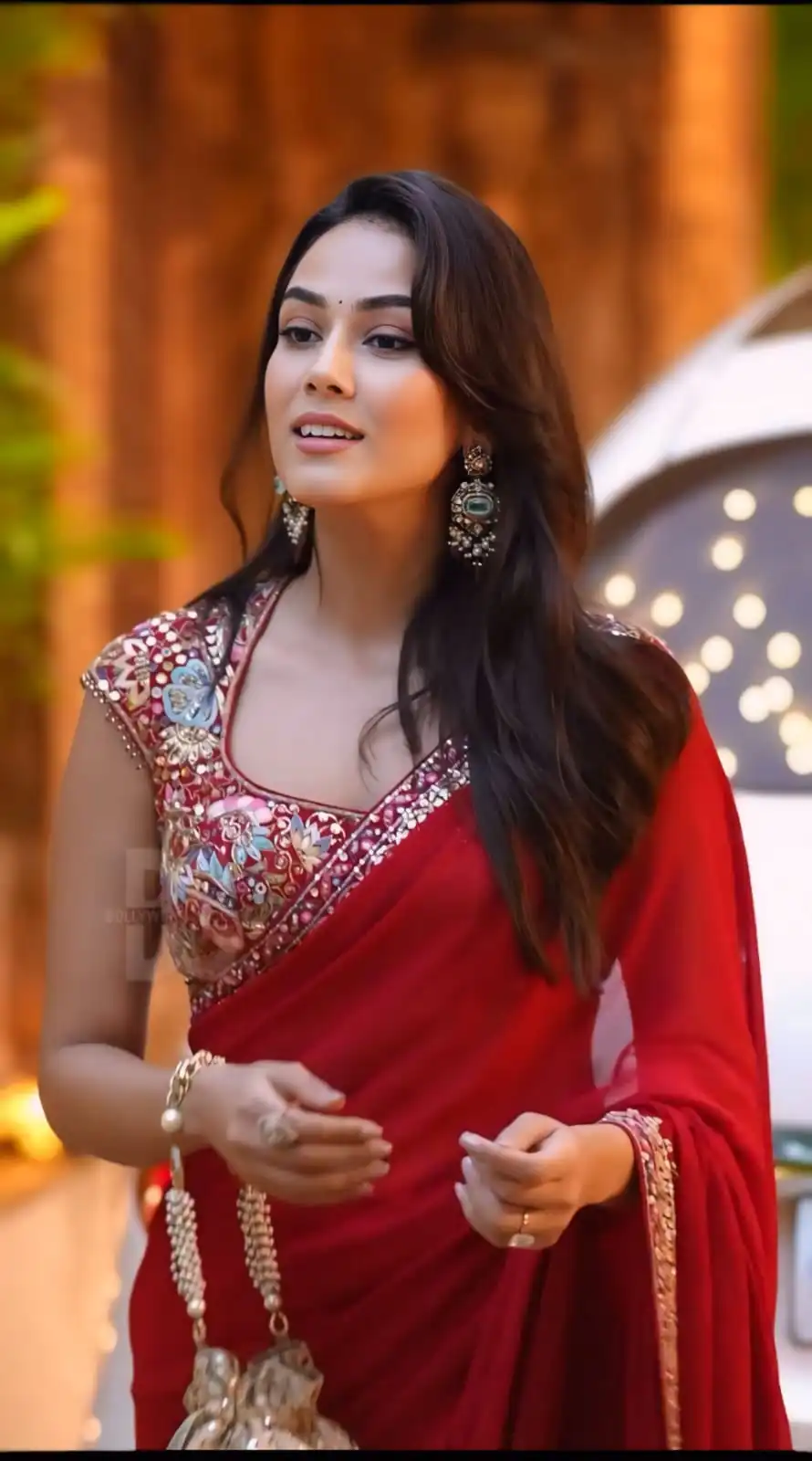 SC 1013 Red Rangoli Silk Saree Perfect for Wedding, Party, Diwali, Onam, Eid – . Get it for ₹1949. Delivery 4-6 Working Days. Shop now. | Bollywood Sarees, Creative Sarees, Designer Sarees, Embroidered Sarees, Ethnic Saree, Modern Digital sarees, Party Wear Sarees, Sarees