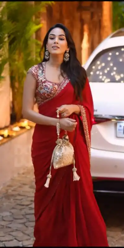 SC 1013 Red Rangoli Silk Saree Perfect for Wedding, Party, Diwali, Onam, Eid – . Get it for ₹1949. Delivery 4-6 Working Days. Shop now. | Bollywood Sarees, Creative Sarees, Designer Sarees, Embroidered Sarees, Ethnic Saree, Modern Digital sarees, Party Wear Sarees, Sarees