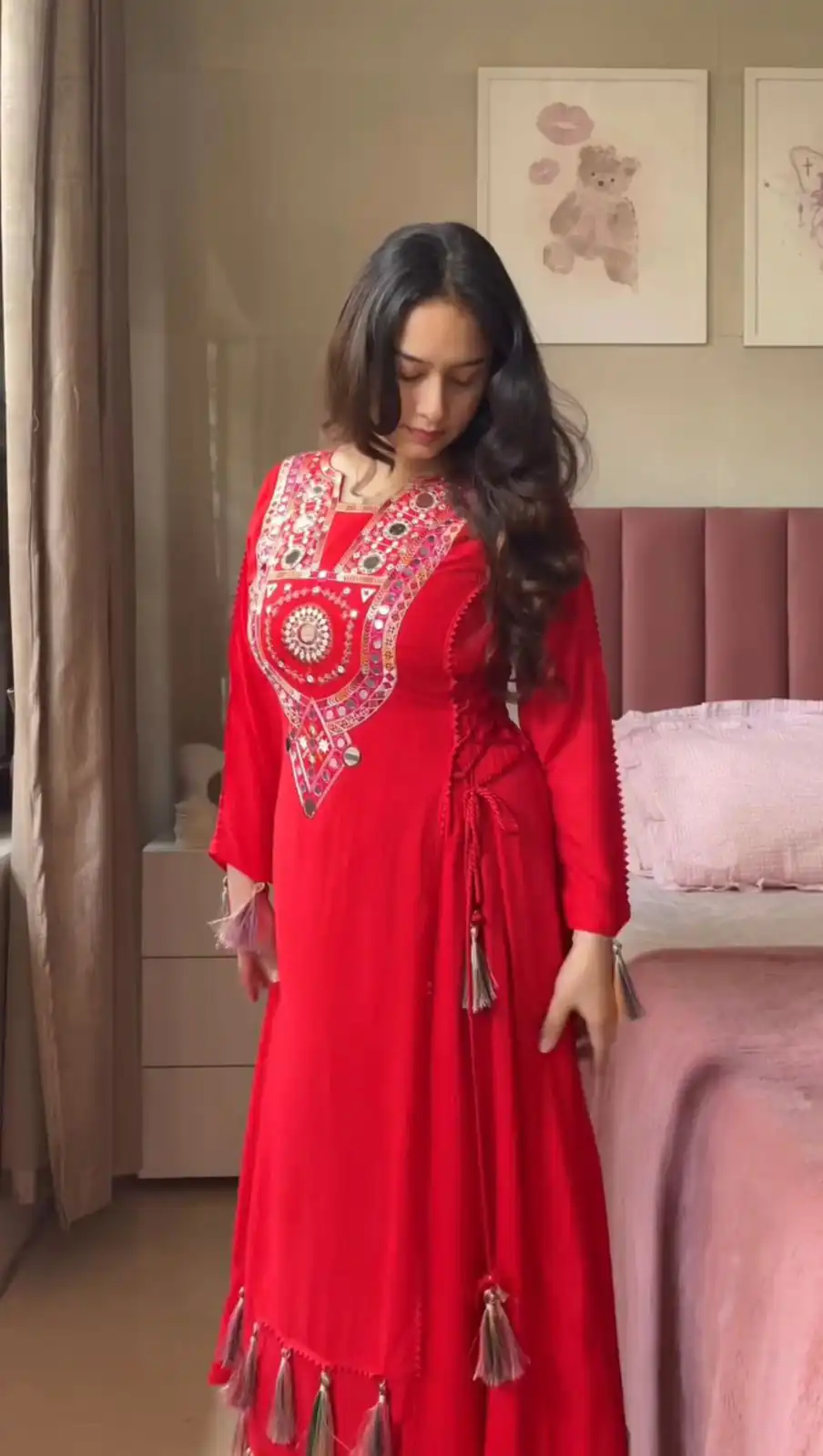 KD 1516 Red Red Rayon Thread With Real Mirror Work Salwar Suit. Wedding, Party, Festive, Events, Best Price ₹1999. Delivery 4-6 Working Days. Shop now. | Jump Suits, Tops & Bottoms, Track Suits, Trendy Wear, Casual Suits, Creative suits, Designer Suits, Palazzo Suits, Party Wear Suits, Patiala Suits, Salwar suit, Straight Suits