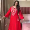 KD 1516 Red Red Rayon Thread With Real Mirror Work Salwar Suit. Wedding, Party, Festive, Events, Best Price ₹1999. Delivery 4-6 Working Days. Shop now. | Jump Suits, Tops & Bottoms, Track Suits, Trendy Wear, Casual Suits, Creative suits, Designer Suits, Palazzo Suits, Party Wear Suits, Patiala Suits, Salwar suit, Straight Suits