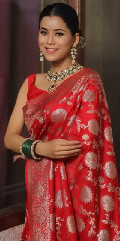 KP 5085 Red in Soft Lichi Silk Wedding, Party, Festive, Events Designer Work Saree . Get it for ₹1349. Delivery 4-6 Working Days. Shop now. | Bollywood Sarees, Creative Sarees, Designer Sarees, Embroidered Sarees, Ethnic Saree, Modern Digital sarees, Party Wear Sarees, Sarees