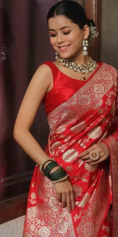 KP 5085 Red in Soft Lichi Silk Wedding, Party, Festive, Events Designer Work Saree . Get it for ₹1349. Delivery 4-6 Working Days. Shop now. | Bollywood Sarees, Creative Sarees, Designer Sarees, Embroidered Sarees, Ethnic Saree, Modern Digital sarees, Party Wear Sarees, Sarees