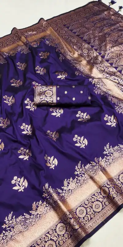 MB 39 Royal Blue Color Banarasi Silk Saree with Lace Work & Zari Work. Grab it for ₹1999. Delivery 4-6 Working Days. Shop now. | Bollywood Sarees, Creative Sarees, Designer Sarees, Embroidered Sarees, Ethnic Saree, Modern Digital sarees, Party Wear Sarees, Sarees
