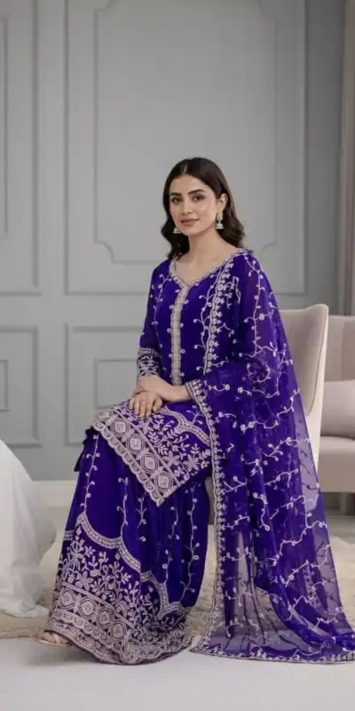 SSR 533 Royal Blue Color Fendy Silk Salwar Suit with Embroidery Work. Affordable Price ₹2149. Delivery 4-6 Working Days. Shop now. | Jump Suits, Straight Suits, Casual Suits, Creative suits, Designer Suits, Palazzo Suits, Party Wear Suits, Patiala Suits, Salwar suit