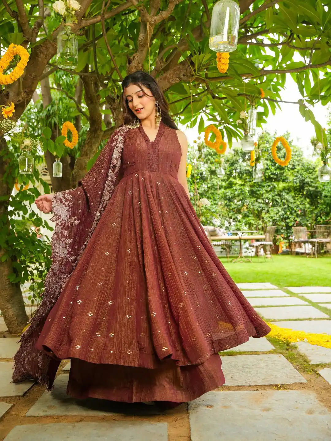 LG 2046 Rust Crunchy Salwar Suit with Embroidery Work. Wedding, Party, Festive, Events, Exclusive Offer ₹2099. Delivery 4-6 Working Days. Shop now. | Jump Suits, Straight Suits, Tops & Bottoms, Track Suits, Trendy Wear, Casual Suits, Creative suits, Designer Suits, Palazzo Suits, Party Wear Suits, Patiala Suits, Salwar suit