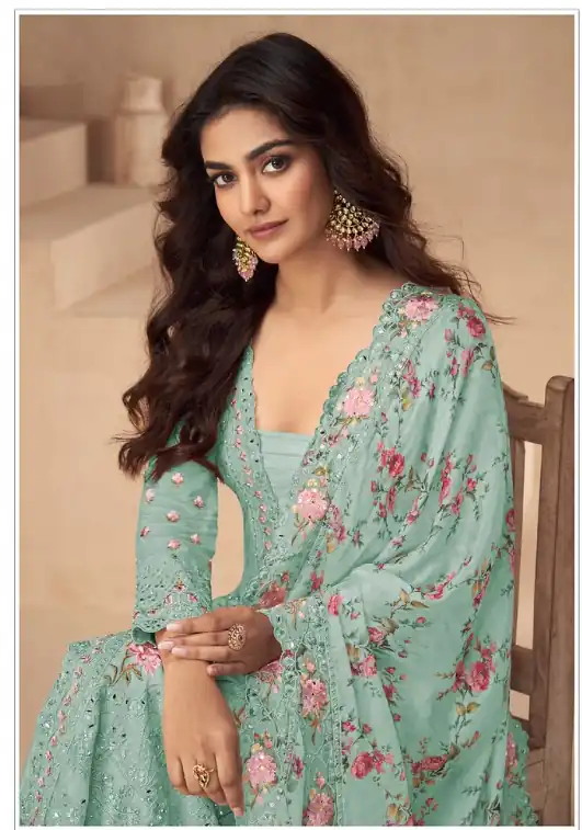 FC 10154 Sea Green Color Vichitra Salwar Suit with Embroidery Work. Special Price ₹3349. Delivery 4-6 Working Days. Shop now. | Jump Suits, Straight Suits, Tops & Bottoms, Track Suits, Trendy Wear, Casual Suits, Creative suits, Designer Suits, Palazzo Suits, Party Wear Suits, Patiala Suits, Salwar suit